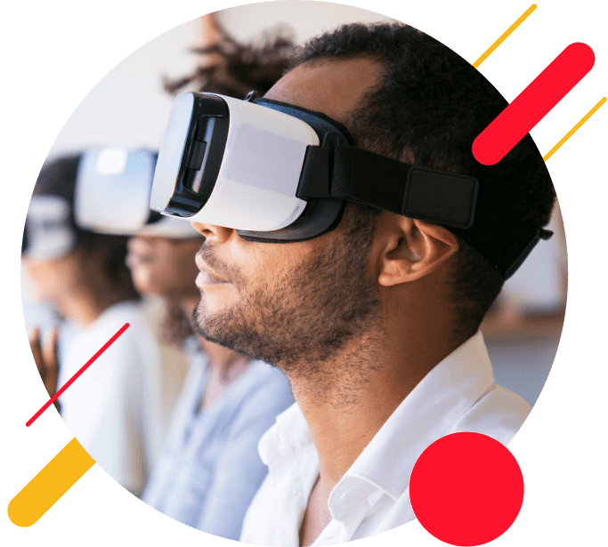 HIVEDT team working with technology